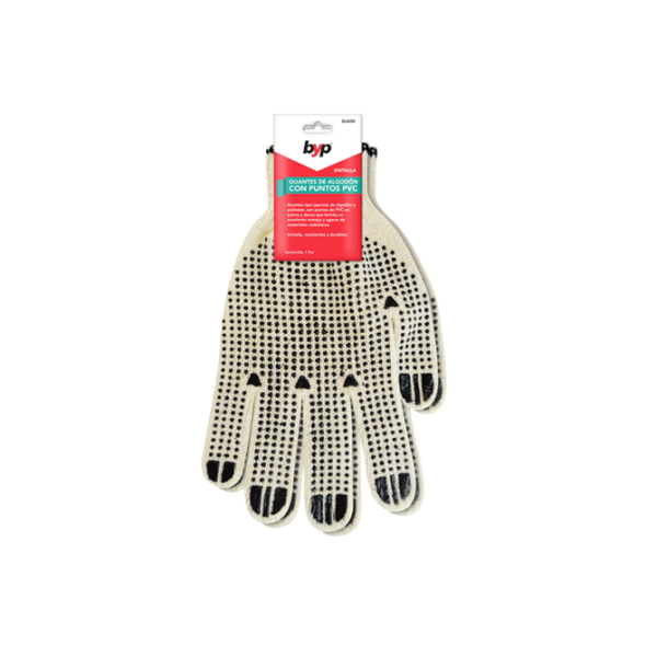 GUANTES con puntos de PVC