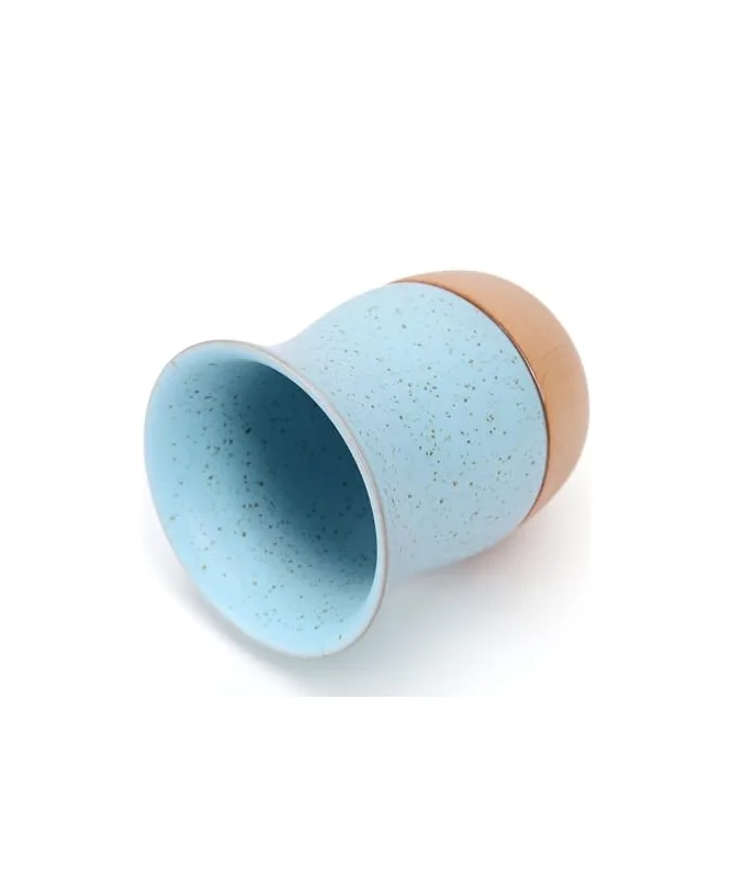 Mate De CerĂ¡mica Base De Madera - Image 2