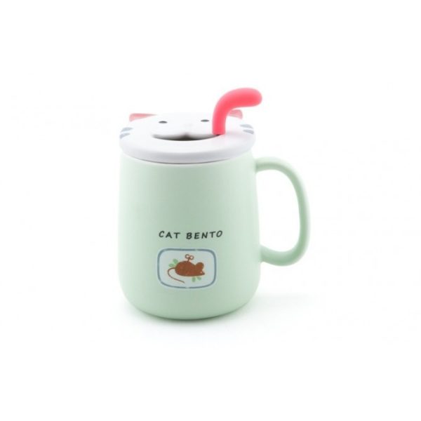 Taza Cat Bento Verde
