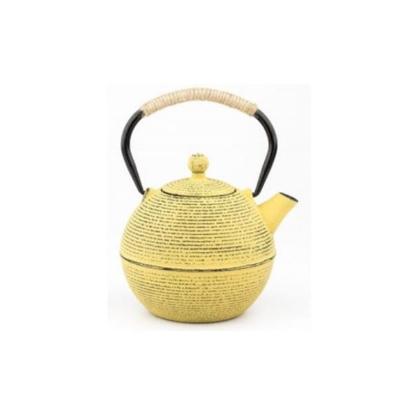 Tetera de Hierro Amarilla 600ml.